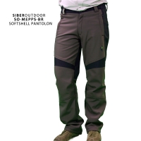 Siber Outdoor Premium SOFTSHELL PANTOLON-KAHVERENGİ