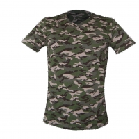 Siber Outdoor Premium SUPREME V YAKA KAMUFLAJ T-SHIRT